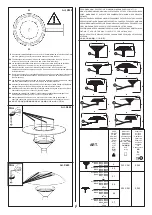 Предварительный просмотр 4 страницы iGuzzini TWILIGHT PROFESSIONAL MIDDLE OF THE NIGHT... Instruction Sheet