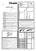 Preview for 1 page of iGuzzini WOW MINI BU56 Manual