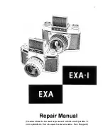 Ihagee EXA 1 Repair Manual preview