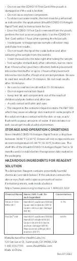 Preview for 10 page of iHealth COVID-19 Antigen Rapid Test User Manual