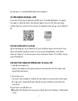 Preview for 4 page of iHealth Wireless Scale Lite User Manual