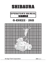 Предварительный просмотр 1 страницы IHI Shibaura G-EXE22-OMEGA-C11 Operator'S Manual