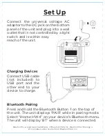 Предварительный просмотр 2 страницы iHome HW4 Staff Quick Start Manual