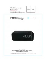 Предварительный просмотр 1 страницы iHome iAV14 Quick Start Manual