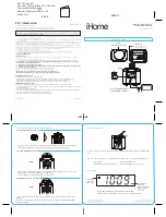 Предварительный просмотр 2 страницы iHome iAV2 Quick Start Manual