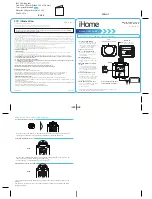 Предварительный просмотр 3 страницы iHome iAV2 Quick Start Manual