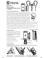 iHome iB12 Quick Manual preview