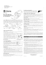 iHome iB50BX Manual preview