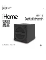 iHome iBN16 Instruction Manual preview