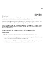 Preview for 2 page of iHome iBN16 Instruction Manual