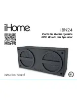 Предварительный просмотр 1 страницы iHome iBN24 Instruction Manual