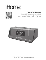 iHome iBN350V2 Quick Start Manual preview