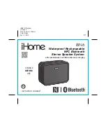 Предварительный просмотр 1 страницы iHome iBN6 Instruction Manual