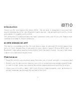 Предварительный просмотр 2 страницы iHome iBT10 Instruction Manual