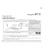 Preview for 6 page of iHome iBT12 Instruction Manual