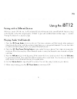 Preview for 8 page of iHome iBT12 Instruction Manual