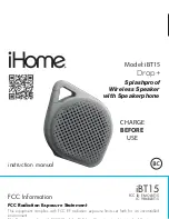 iHome iBT15 Instruction Manual preview