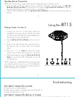 Preview for 9 page of iHome iBT15 Instruction Manual