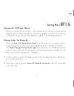 Предварительный просмотр 9 страницы iHome iBT16 Instruction Manual