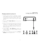 Предварительный просмотр 10 страницы iHome iBT175 Instruction Manual