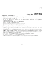 Предварительный просмотр 16 страницы iHome iBT230 Instruction Manual