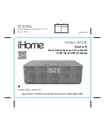 Preview for 1 page of iHome iBT233 Instruction Manuals