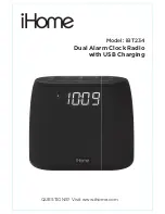 Preview for 1 page of iHome iBT234 User Manual