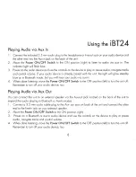 Предварительный просмотр 9 страницы iHome iBT24 Instruction Manual