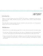 Preview for 2 page of iHome iBT297 Instruction Manual