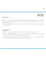 Preview for 2 page of iHome iBT32 Instruction Manual