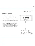 Предварительный просмотр 10 страницы iHome iBT33 Instruction Manual