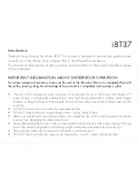 Предварительный просмотр 2 страницы iHome iBT37 Instruction Manual