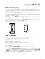 Предварительный просмотр 10 страницы iHome iBT372 Instruction Manual