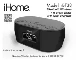 iHome iBT38 Instruction Manual preview