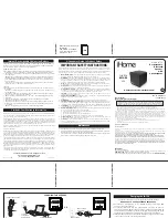 Предварительный просмотр 1 страницы iHome iBT56 Manual