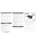 Предварительный просмотр 1 страницы iHome iBT562 User Manual