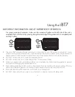 Preview for 8 page of iHome iBT7 Instruction Manual