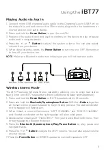 Предварительный просмотр 9 страницы iHome iBT77 Instruction Manual