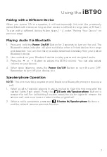 Preview for 8 page of iHome iBT90 Instruction Manual