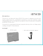 Предварительный просмотр 2 страницы iHome iBTW39 Instruction Manual