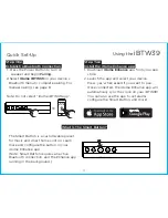 Предварительный просмотр 5 страницы iHome iBTW39 Instruction Manual