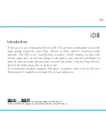 Preview for 2 page of iHome iD8 Instruction Manual