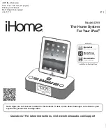 Preview for 1 page of iHome iD95 Instruction Manual