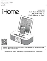 iHome iD99 Instruction Manual preview