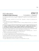 Предварительный просмотр 3 страницы iHome IDM12 Instruction Manual