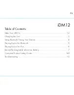 Предварительный просмотр 4 страницы iHome IDM12 Instruction Manual