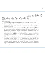 Предварительный просмотр 8 страницы iHome IDM12 Instruction Manual