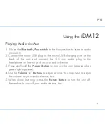 Предварительный просмотр 10 страницы iHome IDM12 Instruction Manual