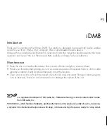 Preview for 2 page of iHome iDM8 Instruction Manual