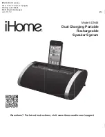 Предварительный просмотр 1 страницы iHome iDN48 User Manual